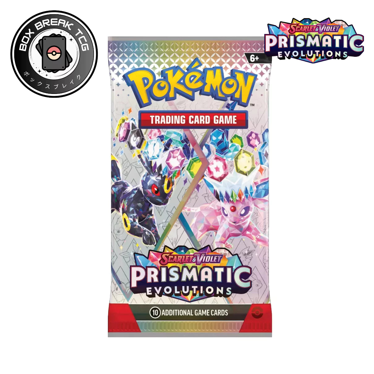 06. Pokemon Scarlet & Violet Prismatic Evolutions SV8.5 Booster Pack